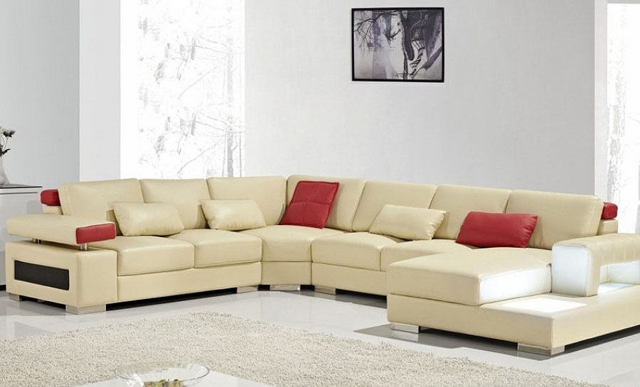 Quinton Leather Sofa Lounge Set